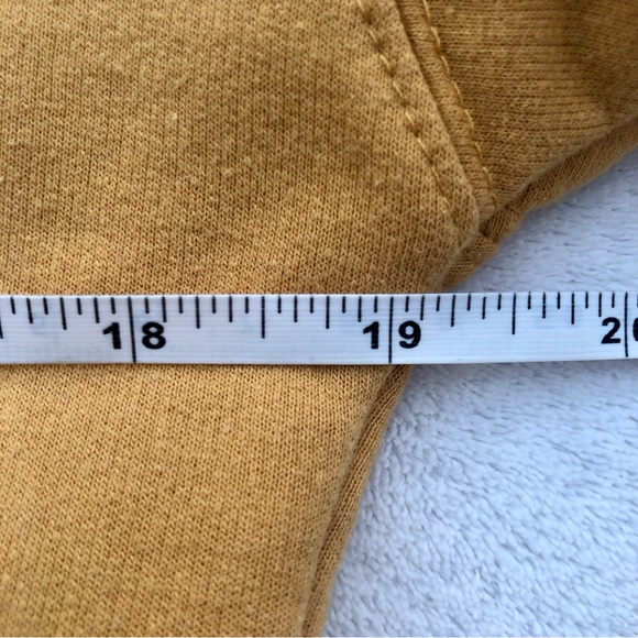 Zoe + Liv Let The Universe Guide You Butterfly Yellow Cropped Sweatshirt - Picture 3 of 6